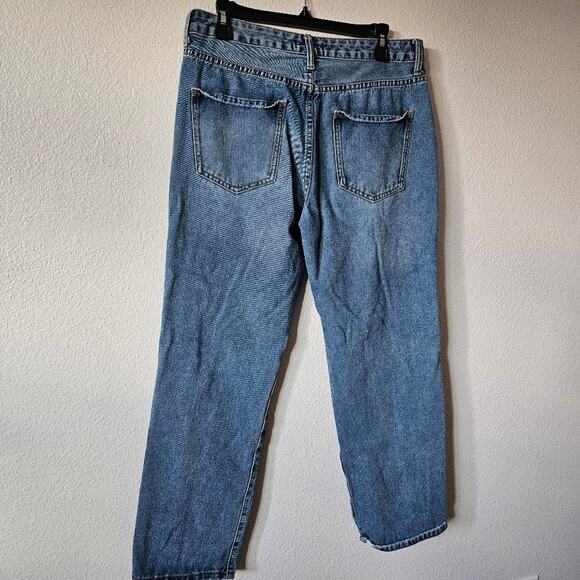 Forever 21 Boyfriend Distessed Denim Jeans Size 30 Women Blue - Picture 7 of 7